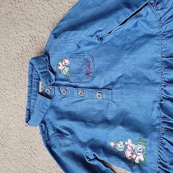 Lucky Brand Toddler Girl's Long Sleeve Top - Picture 5 of 13